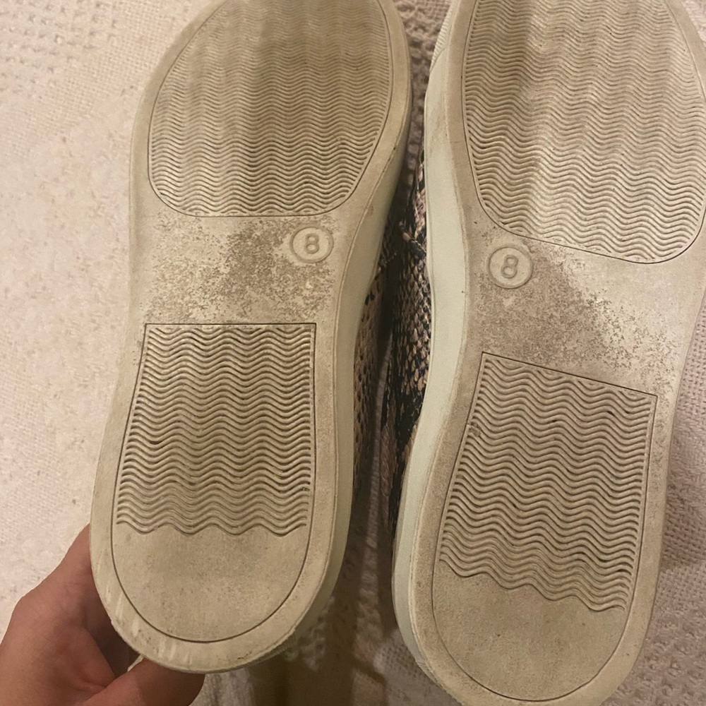 a new day Snake Print Slip-On Shoes - Black and Tan-Size 8 - Picture 5 of 7